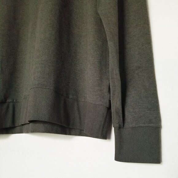 Vuori Men's XL Ponto Performance Crew Top Oregano Heather Dark Olive Green $110 - Picture 15 of 16